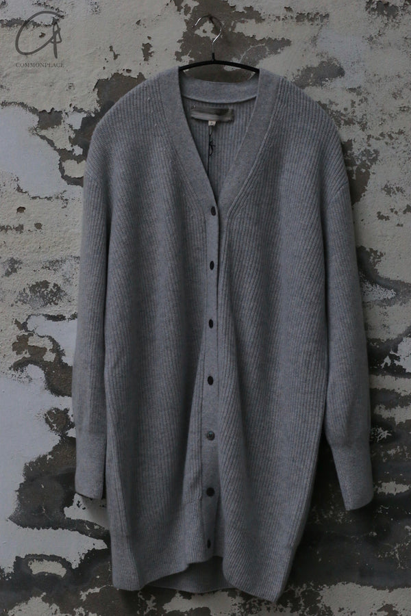 Mutedance 24 Autumn and Winter Button Cashmere Sweater MD-MD24FW125-GRAY MD24FW125 MD24FW126